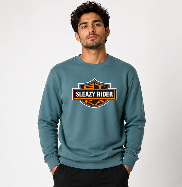 BTKA - SLEAZY RIDER Front & Back Print Sweatshirt