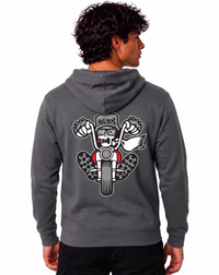 BTKA -  SLEAZY RIDER Front and Back Print Hoodie