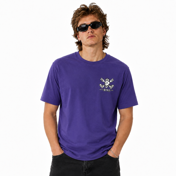 BTKA CLASSIC BACK AND FRONT LOGO-SHORT SLEEVE T-SHIRT - A HAVE A NICE DAY BRAND