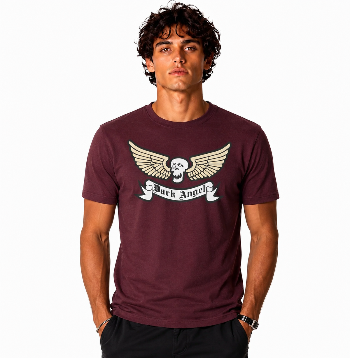 BTKA DARK ANGEL FRONT PRINT LOGO T-SHIRT