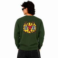 BTKA Horny Devil Front & Back Print Sweatshirt
