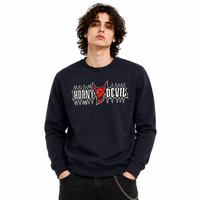 BTKA Horny Devil Front Print Sweatshirt