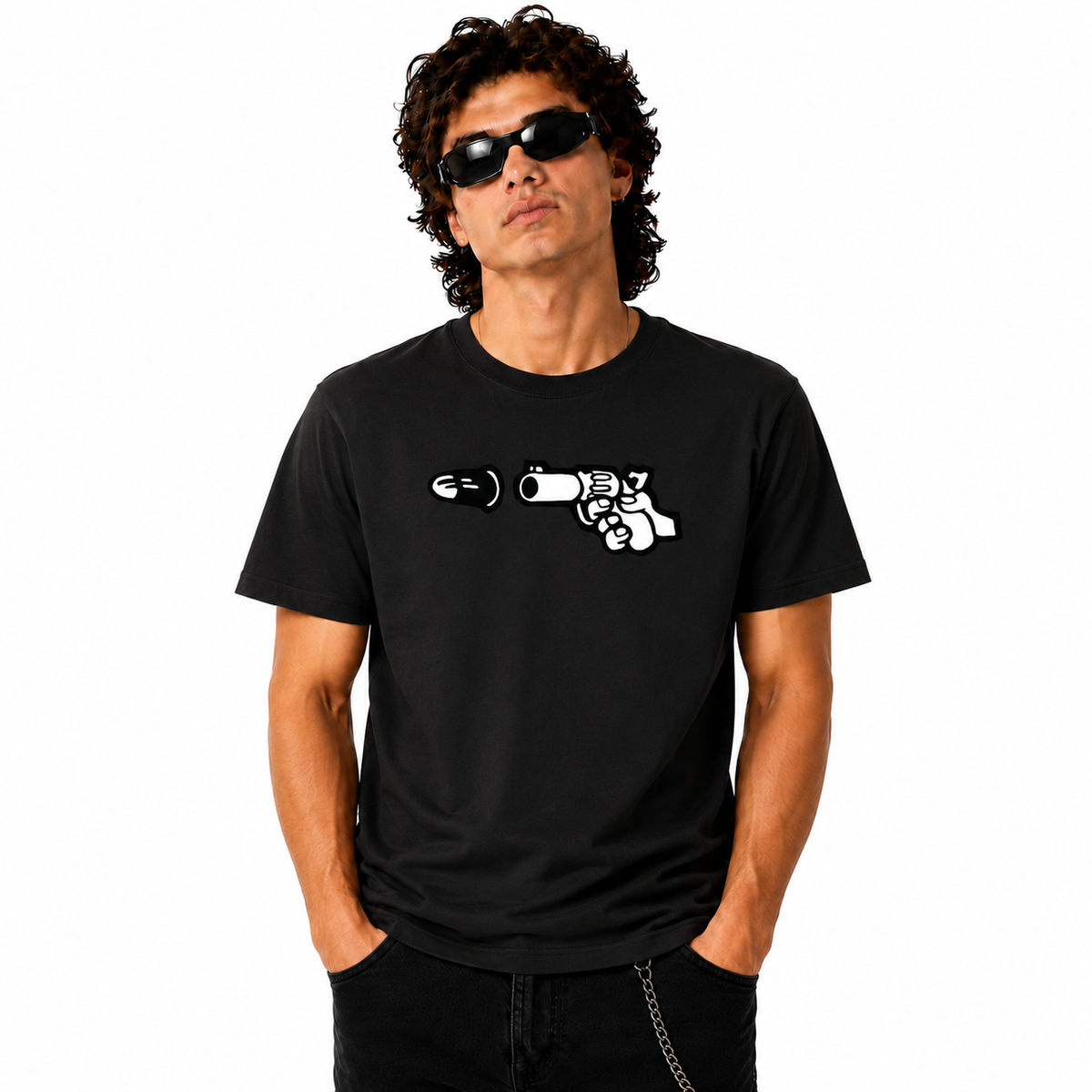 BTKA PISTOL FRONT PRINT LOGO T-SHIRT