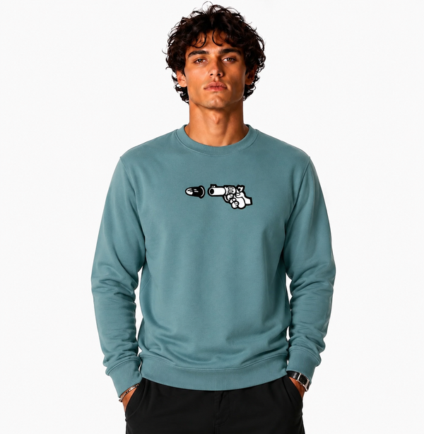 BTKA Pistol Front Print Sweatshirt