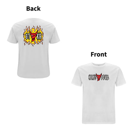 BTKA HORNY DEVIL FRONT & BACK PRINT LOGO T-SHIRT