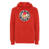 Sam The Man Front Print Hood – Rave inspired 90s streetwear, retro fashion from Have a nice day london store 