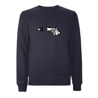 BTKA Pistol Front Print Sweatshirt – Rave inspired 90s streetwear, retro fashion from Have a nice day london store 