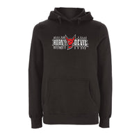 BTKA Horny Devil Logo Hoodie – Rave inspired 90s streetwear, retro fashion from Have a nice day london store 