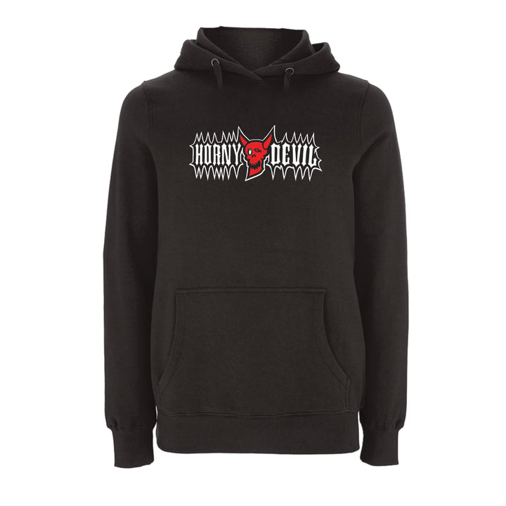 BTKA Horny Devil Logo Hoodie – Rave inspired 90s streetwear, retro fashion from Have a nice day london store 
