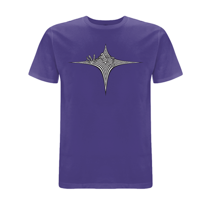 Vortex Stargate Front and back print organic T-Shirt