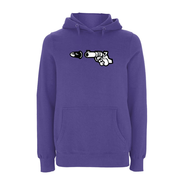 BTKA Pistol Logo Hoodie – Rave inspired 90s streetwear, retro fashion from Have a nice day london store 
