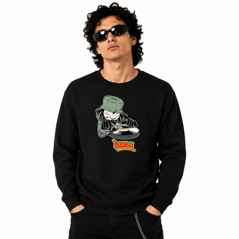 DJ DREADY - 90's Classic Logo  Front Print Sweatshirt