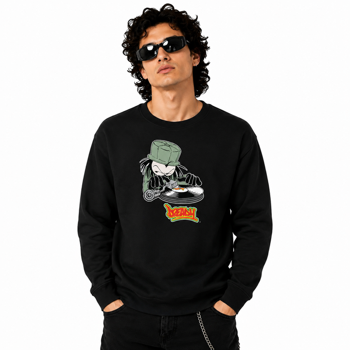 DJ DREADY - 90's Classic Logo  Front Print Sweatshirt