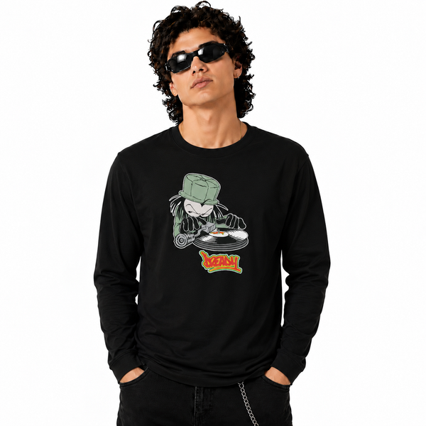 DJ DREADY Front Print Long Sleeve
