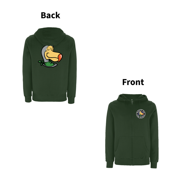 Don't Do The DODO - 90's DODO Logo Zip Hood – Rave inspired 90s streetwear, retro fashion from Have a nice day london store 