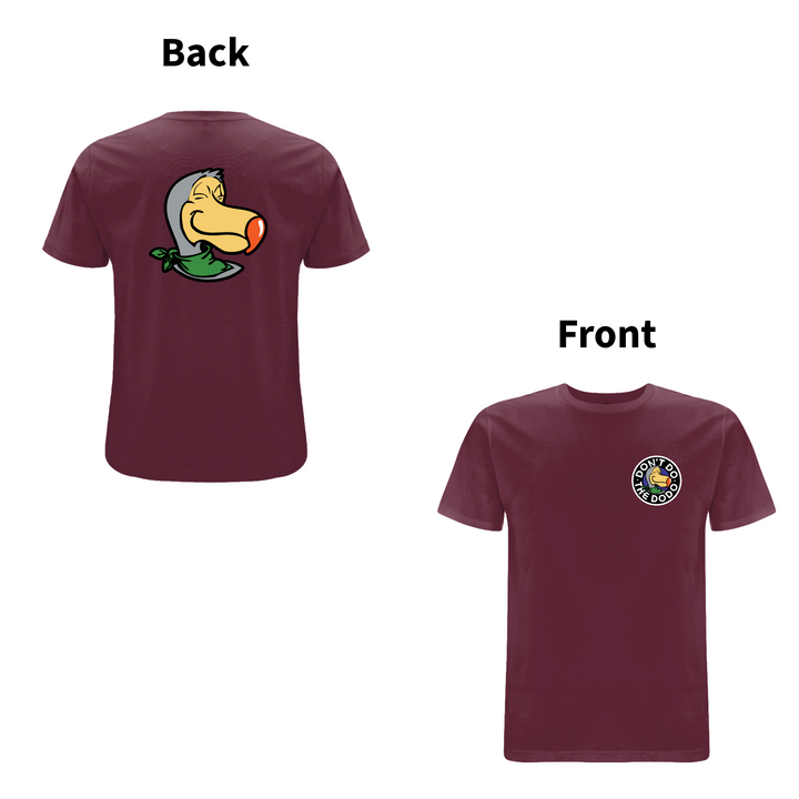 DON'T DO THE DODO - CREST Front and Back Print T-shirt – Rave inspired 90s streetwear, retro fashion from Have a nice day london store 
