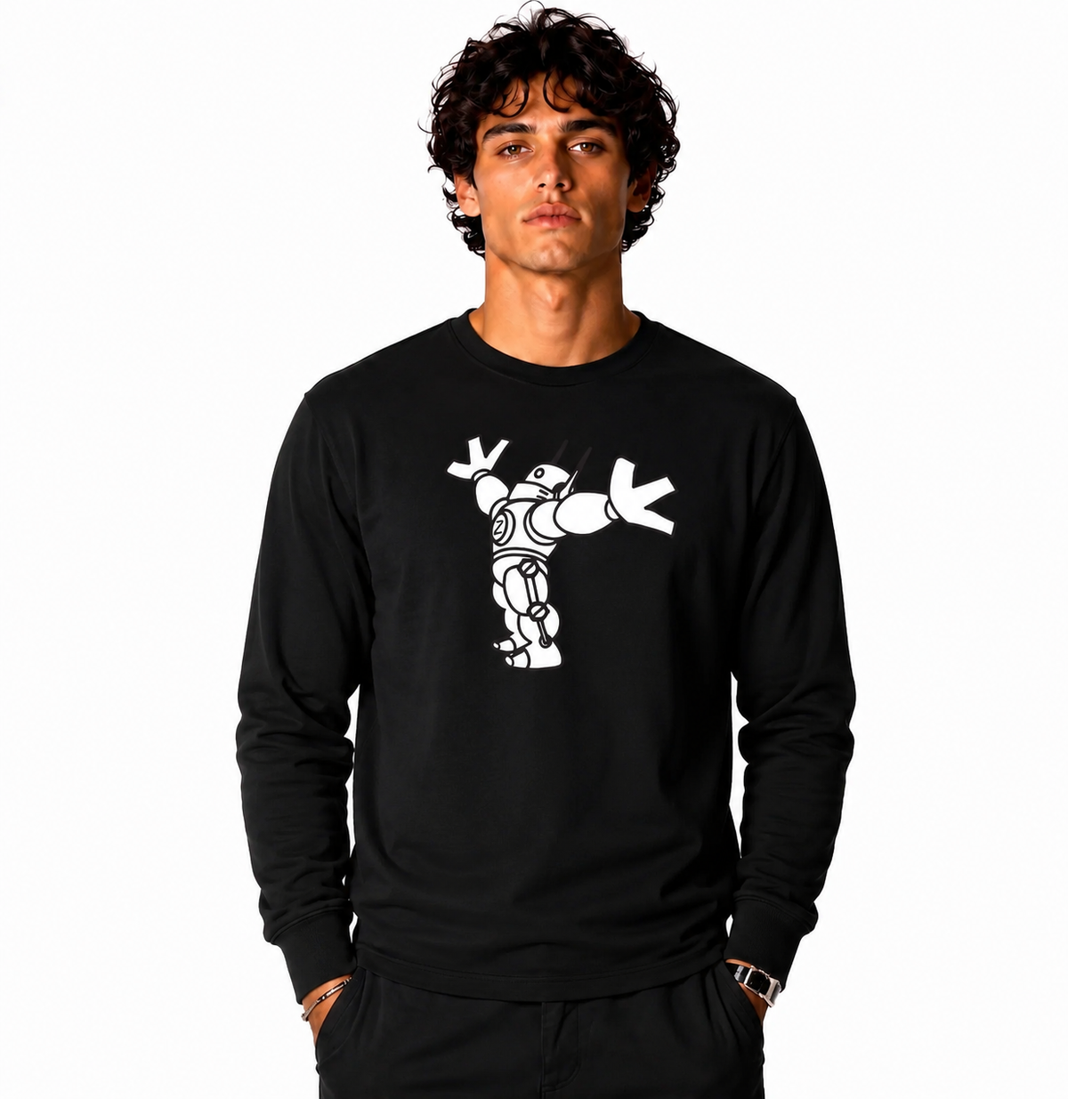 DON'T DO THE DODO - INFO THE ROBOT Longsleeve T-shirt