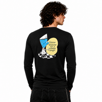 DON'T DO THE DODO - PROFESSOR WATERCOOLER Front and Back Print Longsleeve T-shirt