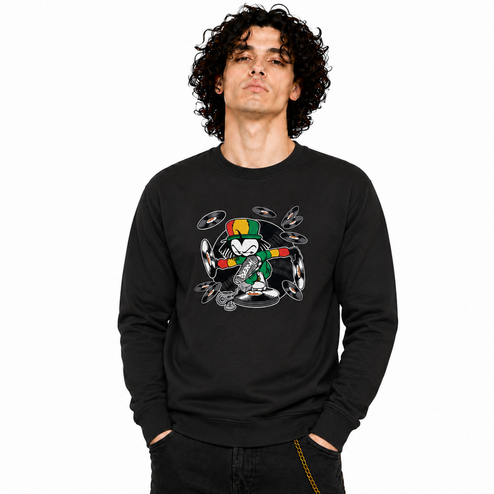DREADY Spin D Tunez Front print Sweatshirt