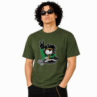 DREADY Two Time Front print T - Shirt