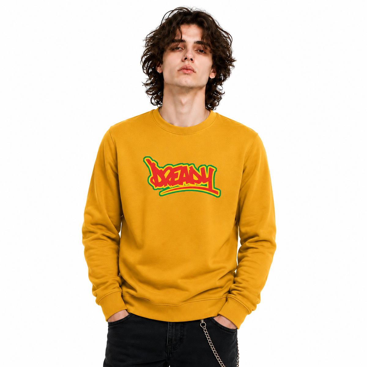 Dready Exclusive 90's Front and Back Print Sweatshirt