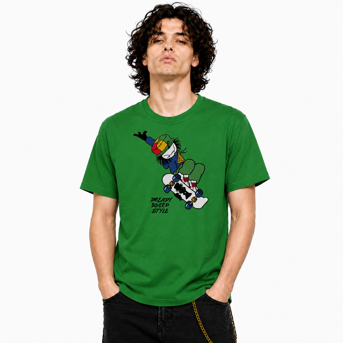 Dready Skate board style t-shirt