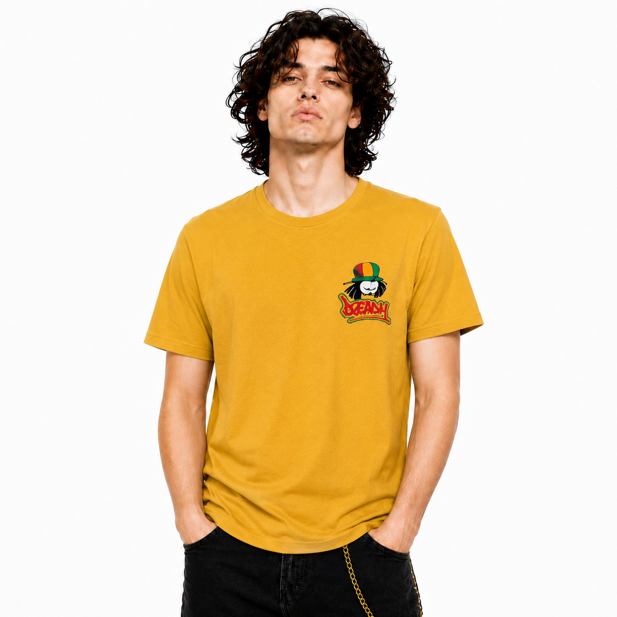 Dready Stamp Front & Back Print T - Shirt