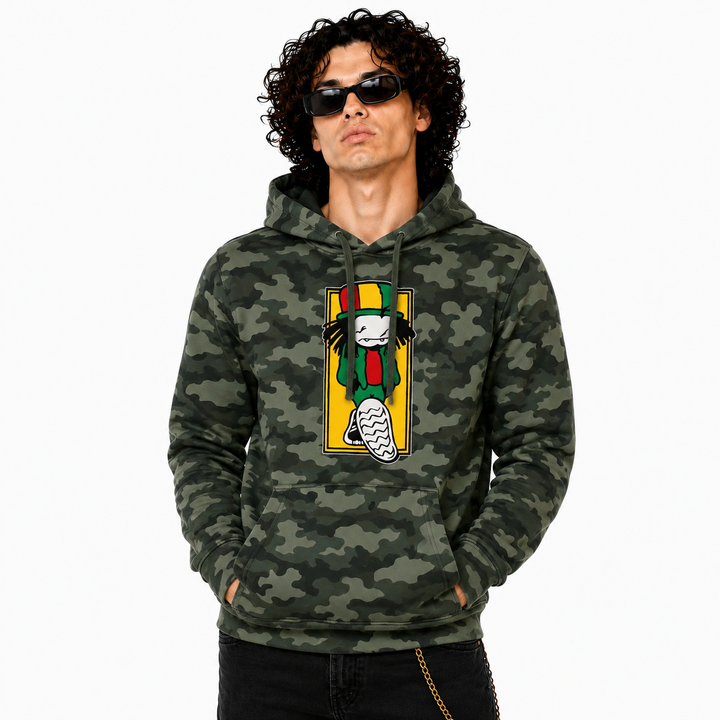 Dready Walking Dread front print Hoody