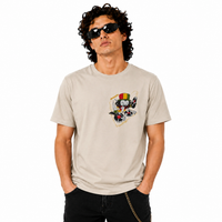 Dready 'Wheel it  Up' Embroidered T- Shirt