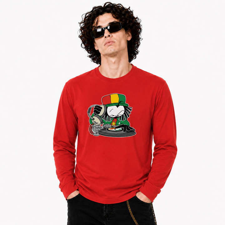 Dready selecta front print long sleeve
