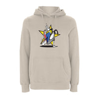 Funky dog Dog Star Logo Hoodie – Rave inspired 90s streetwear, retro fashion from Have a nice day london store 