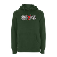BTKA Horny Devil Logo Hoodie – Rave inspired 90s streetwear, retro fashion from Have a nice day london store 