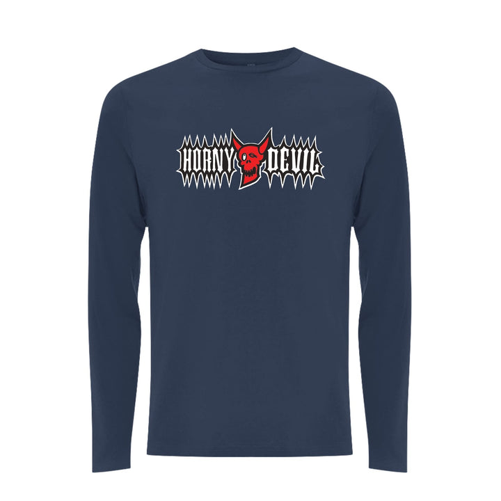 BTKA Horny devil Front Print Long Sleeve – Rave inspired 90s streetwear, retro fashion from Have a nice day london store 