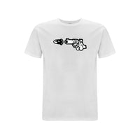 BTKA PISTOL FRONT PRINT LOGO T-SHIRT – Rave inspired 90s streetwear, retro fashion from Have a nice day london store 