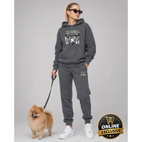 Funky Dog Embroidered Hoodie