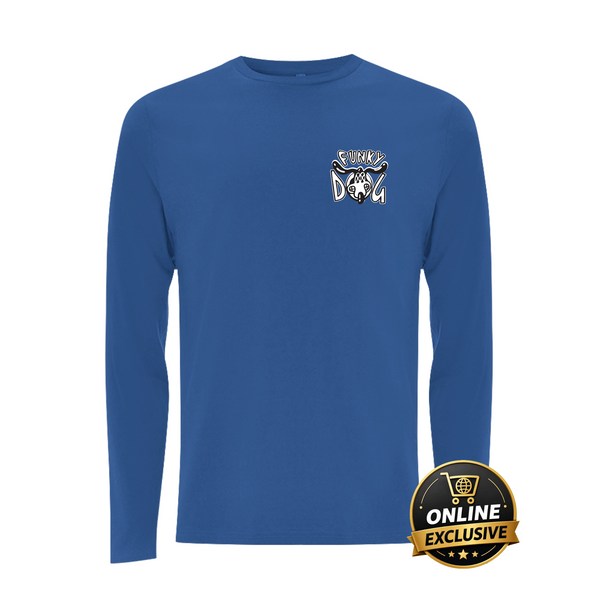 Funky Dog Embroidered Long Sleeve T-Shirt