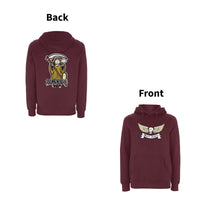 BTKA Fear The Reaper front & back print  Logo Hoodie – Rave inspired 90s streetwear, retro fashion from Have a nice day london store 