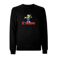 Funky dog Bombastic Front Print Sweatshirt – Rave inspired 90s streetwear, retro fashion from Have a nice day london store 