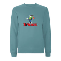 Funky dog Bombastic Front Print Sweatshirt – Rave inspired 90s streetwear, retro fashion from Have a nice day london store 