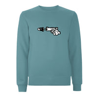 BTKA Pistol Front Print Sweatshirt – Rave inspired 90s streetwear, retro fashion from Have a nice day london store 
