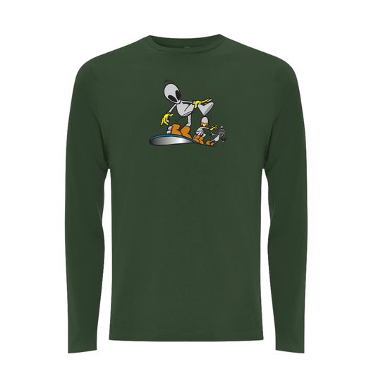FLYING VISIT - SNOWBOARDER Longsleeve