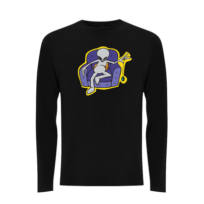 FLYING VISIT - COUCH Longsleeve T-shirt