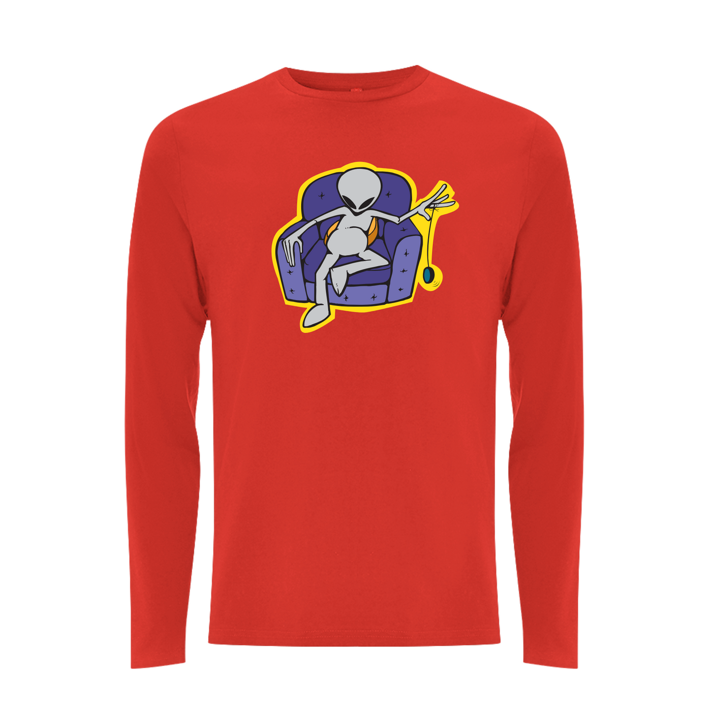 FLYING VISIT - COUCH Longsleeve T-shirt