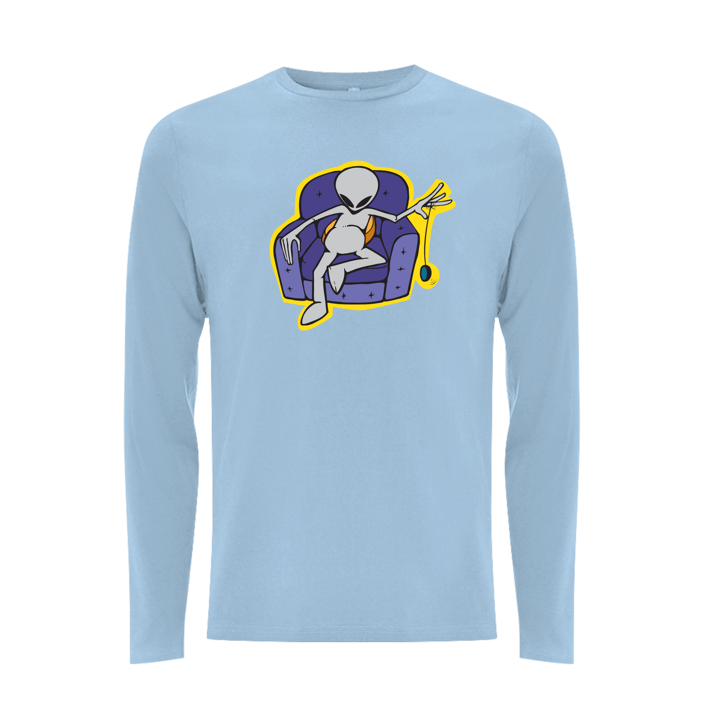 FLYING VISIT - COUCH Longsleeve T-shirt