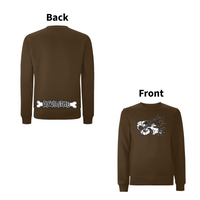 FUNKY DOG - DOGGIE STYLE  Front and Back Print Sweatshirt – Rave inspired 90s streetwear, retro fashion from Have a nice day london store 