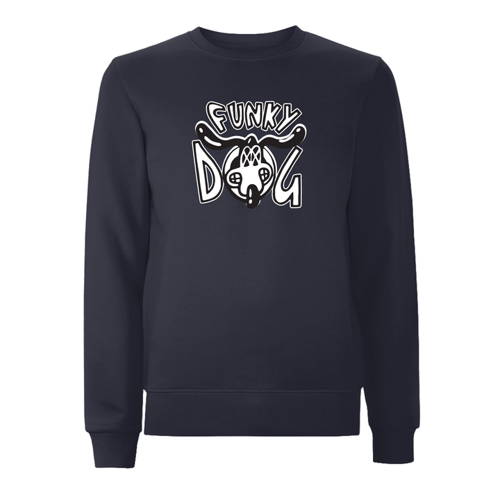 FUNKY DOG  - FUNKY DOG LOGO Sweatshirt – Rave inspired 90s streetwear, retro fashion from Have a nice day london store 