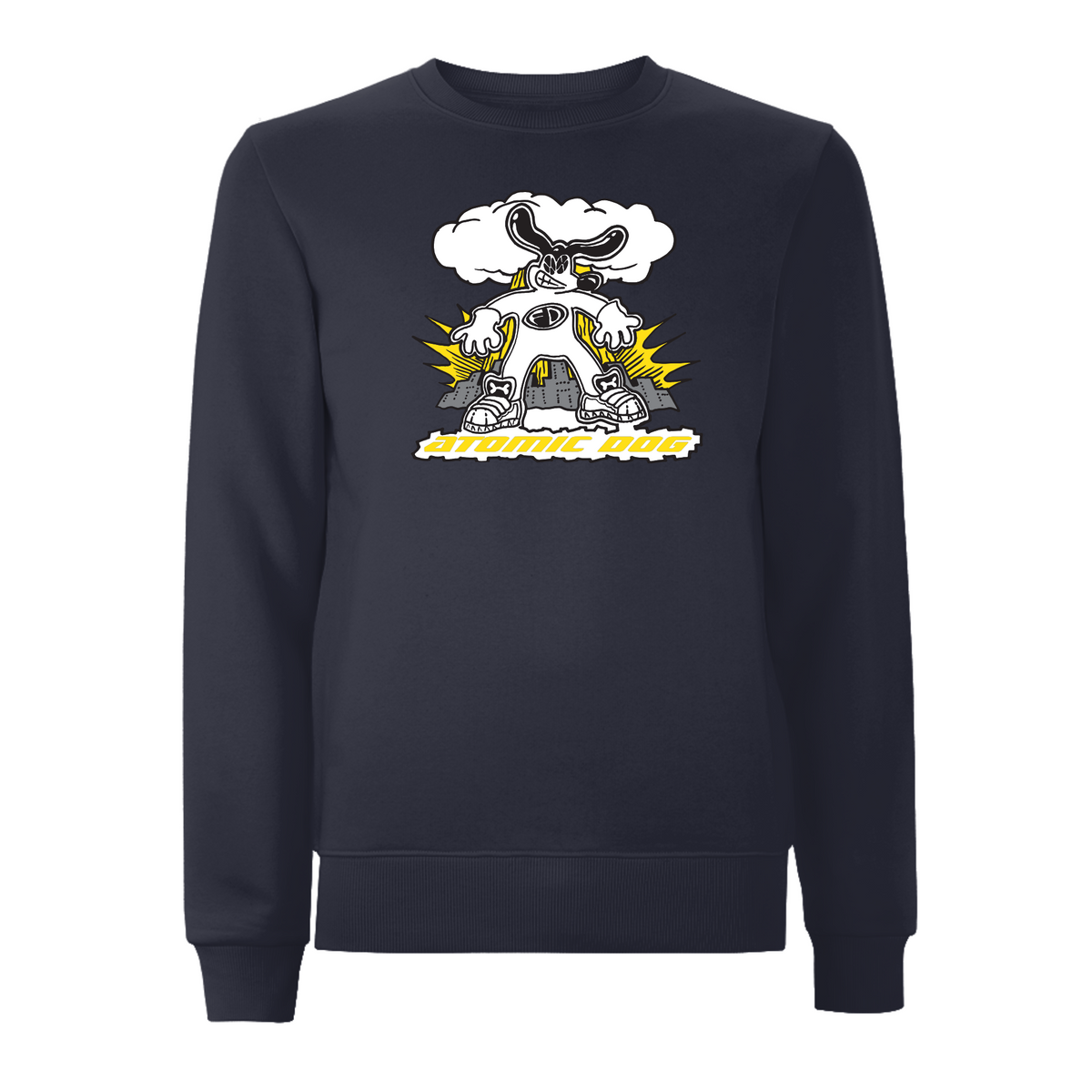 FUNKY DOG  - ATOMIC DOG Sweatshirt – Rave inspired 90s streetwear, retro fashion from Have a nice day london store 