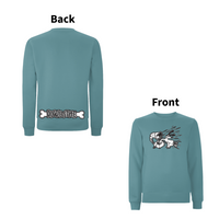 FUNKY DOG - DOGGIE STYLE  Front and Back Print Sweatshirt – Rave inspired 90s streetwear, retro fashion from Have a nice day london store 