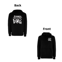 FUNKY DOG - FUNKY DOG LOGO  Front and Back Print Hoodie – Rave inspired 90s streetwear, retro fashion from Have a nice day london store 