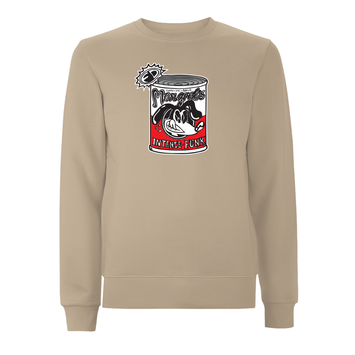 FUNKY DOG - MONGREL SOUP Sweatshirt – Rave inspired 90s streetwear, retro fashion from Have a nice day london store 